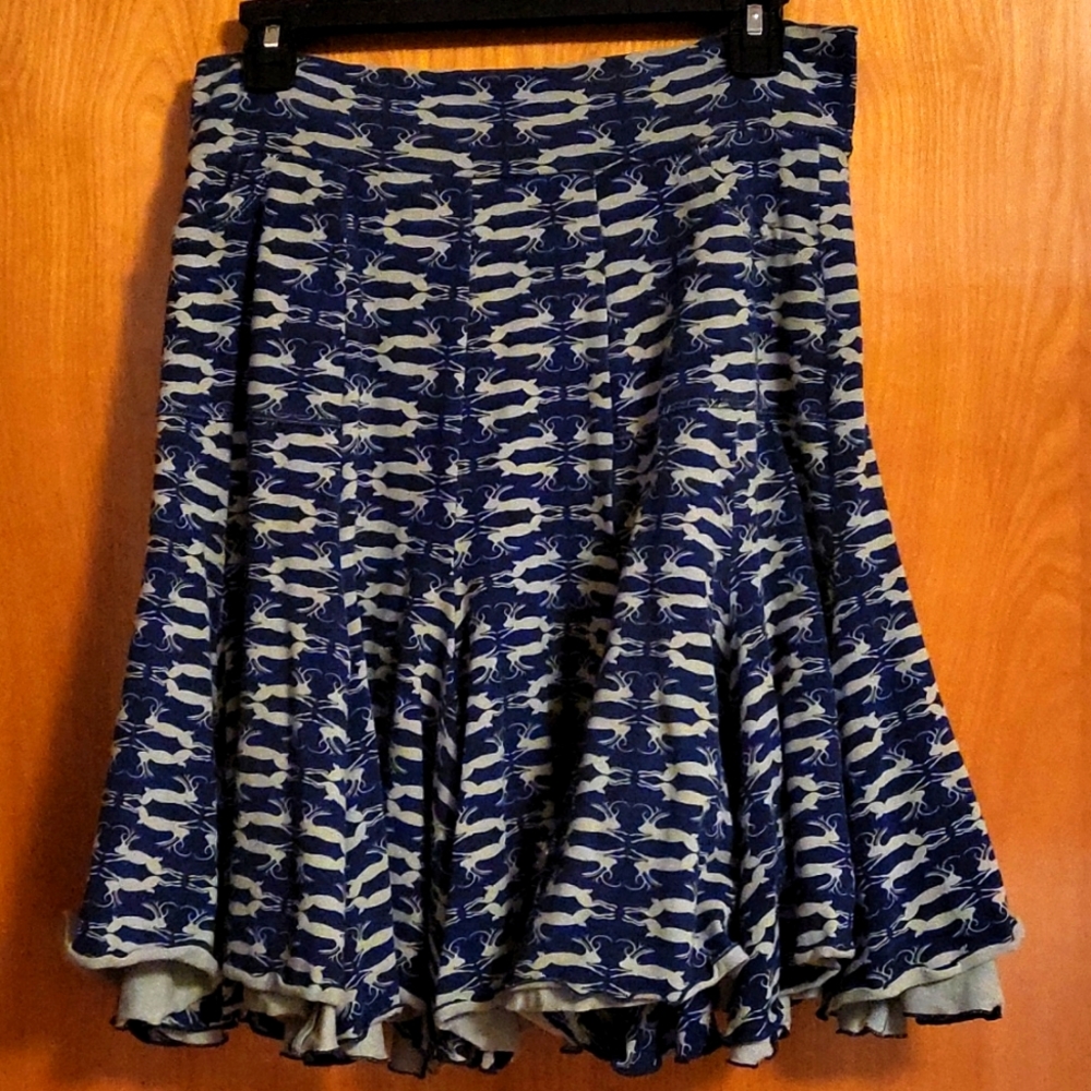Effie's Heart Seven Year Skirt in Jackelope Print